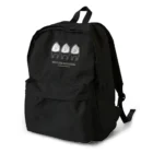 くらきち ONLINE SHOPのねこタイツの疑いのまなざし ホワイト Backpack