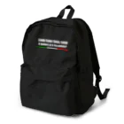 FIAT500 Merceのフィアット500 白文字 Backpack