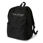 HFのHF バックロゴ　ホワイト Backpack