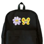 ソーメンズの花とちょうちょ Backpack