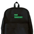 There will be answers.（つんパンダ）オンラインショップのTHE MAP IS NOT THE TERRITORY Backpack