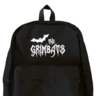 GRIMWORKSのTHE GRIMBATS logo-1 White リュック