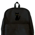 nekono0mimozaのシンプルな金眼の黒猫さん Backpack