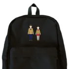 Katie（カチエ）のベージュのブレザーの制服の学生 Backpack