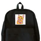 ネコフスキの鮮やかな凛々しい猫さんのイラストグッズ Backpack