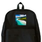 DapperMixの空からの楽園、透明な海グッズ Backpack
