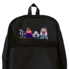 ヤママユ(ヤママユ・ペンギイナ)のいずれ菖蒲か杜若₋Aptenodytes Kimono Penguins- Backpack