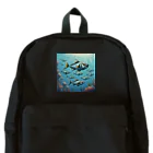 OI-ARTの海中の魚群 Backpack