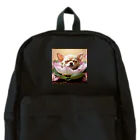 チワワ愛好家ショップの可愛らしいチワワちゃんが睡蓮の中で熟睡中 Backpack