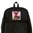 スプラッシュルークのミニピンのイラストグッズ Backpack