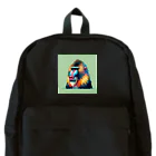 ippofumiのカラフルなマンドリルのドット絵 Backpack