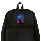 幸運のしっぽの黒猫と不思議な夜 Backpack