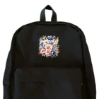 ファンシーTシャツ屋のパステルカラーの花束 Backpack