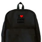 おもしろいTシャツ屋さんのI LOVE JIMNY ジムニー Backpack