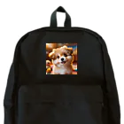 nick613の愛らしい小型犬が微笑みながらカメラに向かっている Backpack