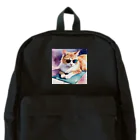 ryusky_333のサングラス姿の猫がヨガポーズでリラックス！ Backpack