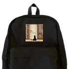 masaのドアの前で待っている猫 Backpack