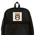 着ぐるみアニマル×けーのクマの着ぐるみを着たペンギン Backpack