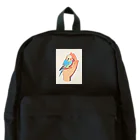 AQUAMETAVERSEの手のひらでおしゃべりセキセイインコの　BLUE PLUM  691 Backpack