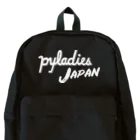 PyLadiesTokyoのPyLadies Japan 白文字ver リュック