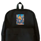 Kazuya Satoの昭和テイストカラフルPOPガーリー Backpack