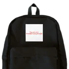 SHEのYou are very  beautiful and powerful. Backpack