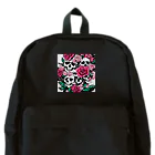 ピンクリボンの薔薇髑髏01 Backpack