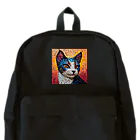 TubuTechのモザイク ブルーキャット Backpack