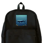takekoputaの海中を泳ぐクジラのひれ Backpack