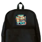 pandownloadの室内プールで遊ぶパンダ Backpack