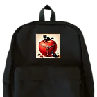 DeenaDeeのElegant Apple with Black Cats and Intricate Necklace  -優雅なリンゴと黒猫と精巧なネックレス Backpack