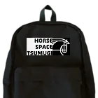 ロゼットステーブル お馬の雑貨屋さん🏇のHorse Space紡チャリティーグッズ Backpack