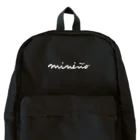 miniño（ミニーニョ）のminiñoロゴ（WhiteLogo） Backpack