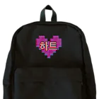 LalaHangeulの하트(ハート)  ピンクドット Backpack