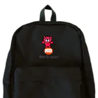 オリジナルデザインTシャツ　SMOKIN'の玉のりモクモックマ  飴ちゃんフェイス ピンク Backpack