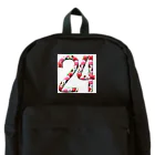 カラフルマルシェのフラワー数字シリーズ「24」 Backpack