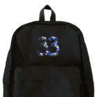 カラフルマルシェのフラワー数字シリーズ「33」 Backpack