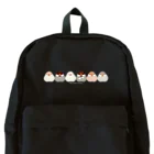 ひよこのもり工房の文鳥ぞろぞろ Backpack