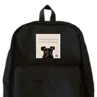 KURO のドアップKURO シュナウザー 黒シュナ 黒い犬 Backpack