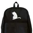 サワネチヒロのショップの落ち込む猫 Backpack