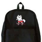 イラスト MONYAAT の赤ぱんポメラのスケボー Backpack