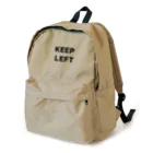 RiyocoHanasawa illustrationのKEEP LEFT Backpack