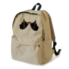 Amiの黒狐のお面 Backpack