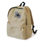 noe_to_meg (ノエとめぐ)の【正面black色】北欧style × golden retriever Backpack