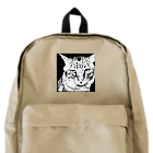 MATSUショップのじとっとした目で見つめる猫　不透明 Backpack