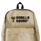 GORILLA SQUAD 公式ノベルティショップのGORILLA SQUAD ロゴ黒 リュック