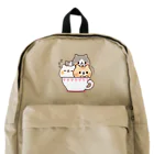 DECORのネコがいっぱいティーカップ Backpack