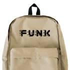 SANKAKU DESIGN STOREのとろけていくFUNK。 黒 Backpack