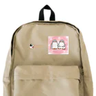 ヤママユ(ヤママユ・ペンギイナ)のふたごのジェンツーペンギン(キラキラロゴつき) Backpack