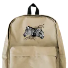 ZIGZIG CIDER GRAPHICのシマのウマトラ Backpack